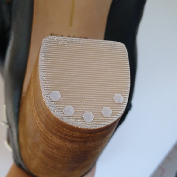 Dolce Vita Black Leather Mule Booties 8.5 - Picture 13 of 14